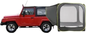 Car Rear Awning Outdoor Portable Camping car Rear Tent Car Awning Sun Shelter with Mosquito Net