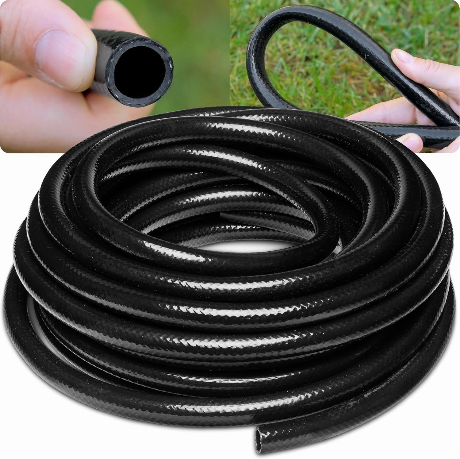 Carpathen 50 FT 1/2 Irrigation Tubing Mainline - Drip Irrigation Tubing Perfect for Push-To-Connect Garden Irrigation System, or as Blank Distribution Hose for Any Gardening Project