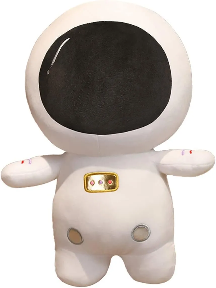 Cartoon Astronaut Stuffed Animal Soft Throw Pillow Spaceman Shaped Plush Pillow Toys for Boy Girls Kids Birthday 35cm