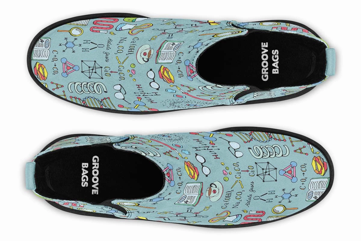 Chemist Pattern Neat Vibe Boots