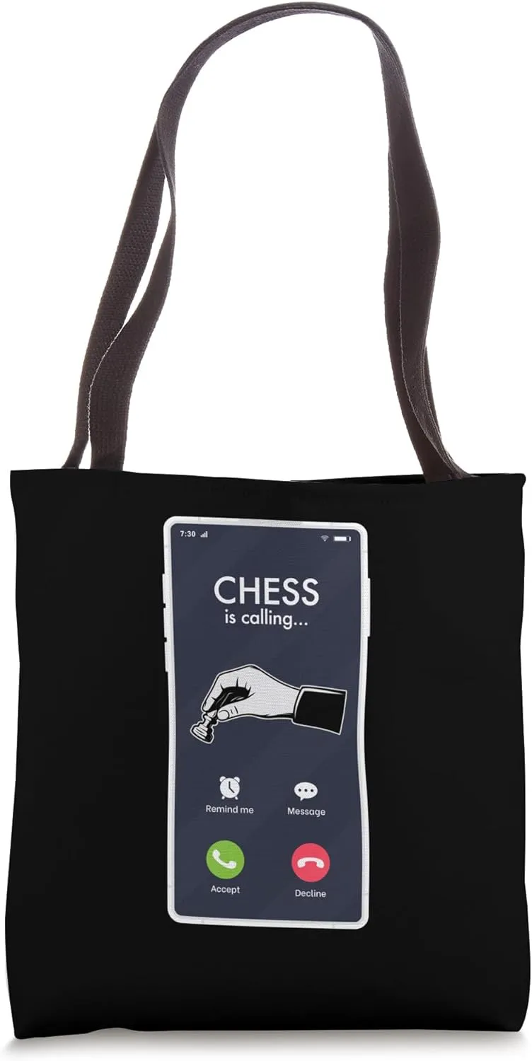 Chess Is Calling Accept Or Decline Trendy Aesthetic Tote Bag