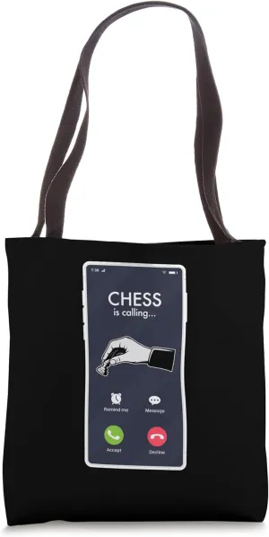 Chess Is Calling Accept Or Decline Trendy Aesthetic Tote Bag