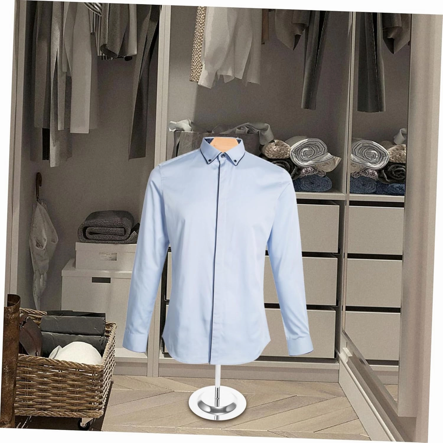 CHILDWEET Elegant T-shirt Hangers Clothing Display Rack t Shape Design for Bedroom Lightweight Space-saving
