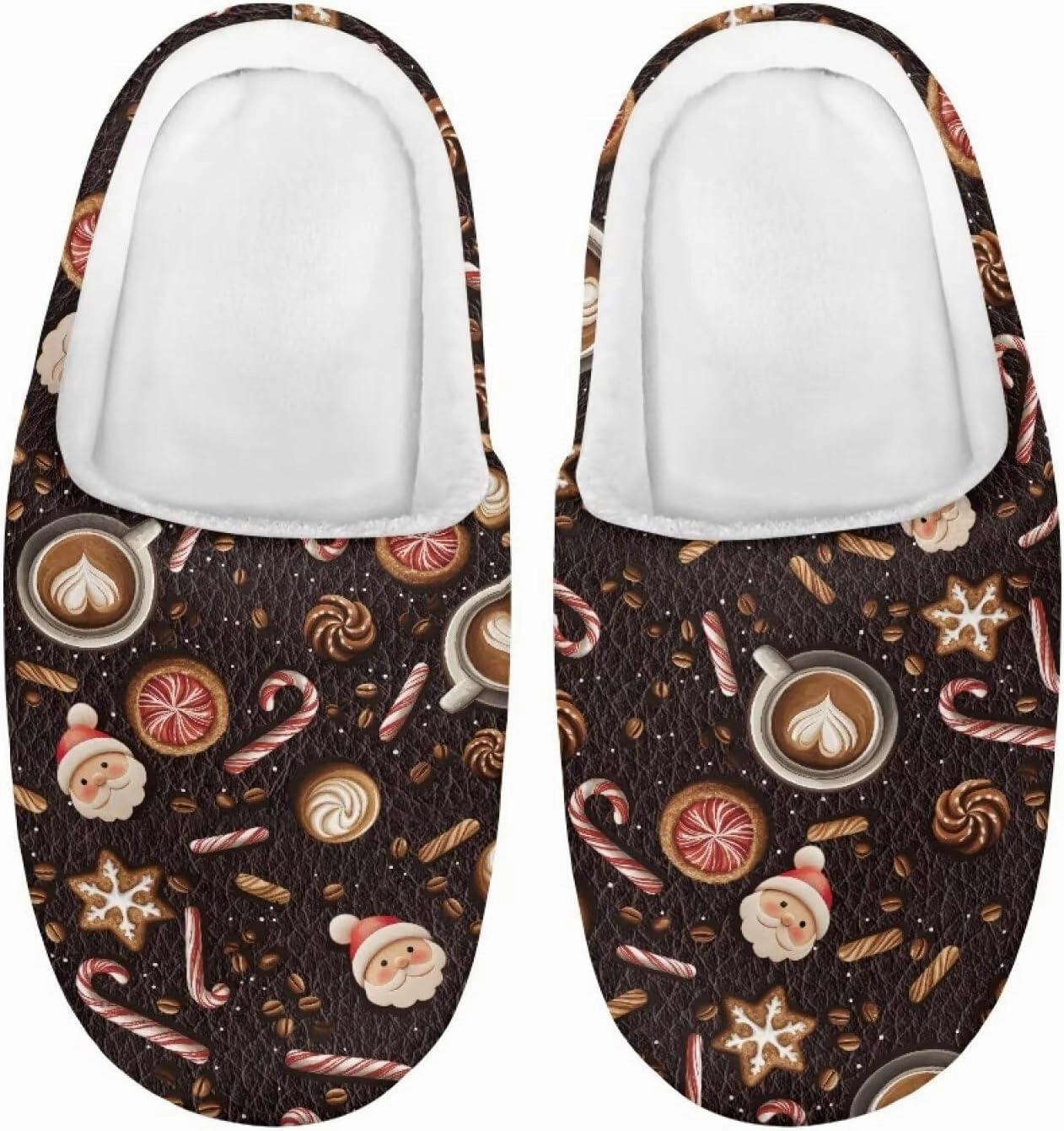 Christmas Slippers for Family Christmas Slippers Matching Sets Reindeer Christmas House Santa Claus Slippers Funny Christmas Slippers