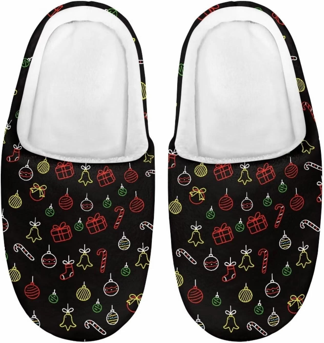 Christmas Slippers for Family Christmas Slippers Matching Sets Reindeer Christmas House Santa Claus Slippers Funny Christmas Slippers