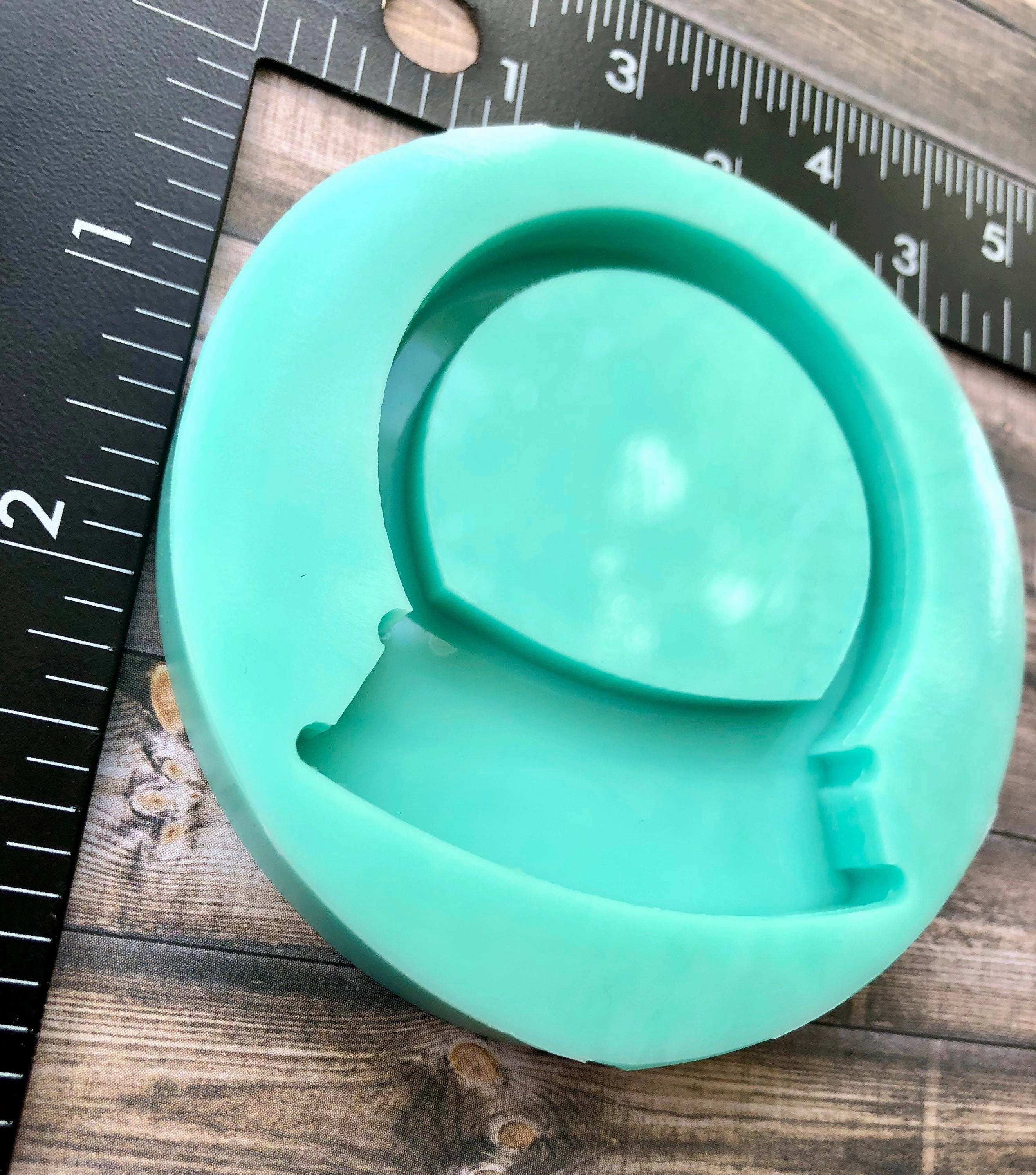 Christmas Snow Globe Shaker Mold - Halloween Fortune Teller Glass Ball Mold - DIY Keychain