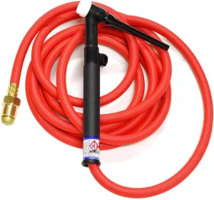 CK TL26 Air Cooled Trim-Line TIG Torch Kit, Flex, Valve, 200A, 12.5', 1-Pc, Super-Flex, TL26V-12-RSF FX