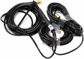 CK Worldwide CK20-25 FX 250A 25' 3-Pc Water Cooled TIG Torch Kit, Flex Head, Black Metal
