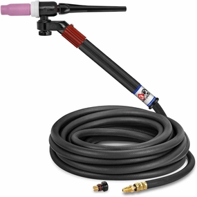CK Worldwide FL150 Air Cooled TIG Torch Kit, Flex-Loc Valve, 150A, 25', 1-Pc, FL1525V