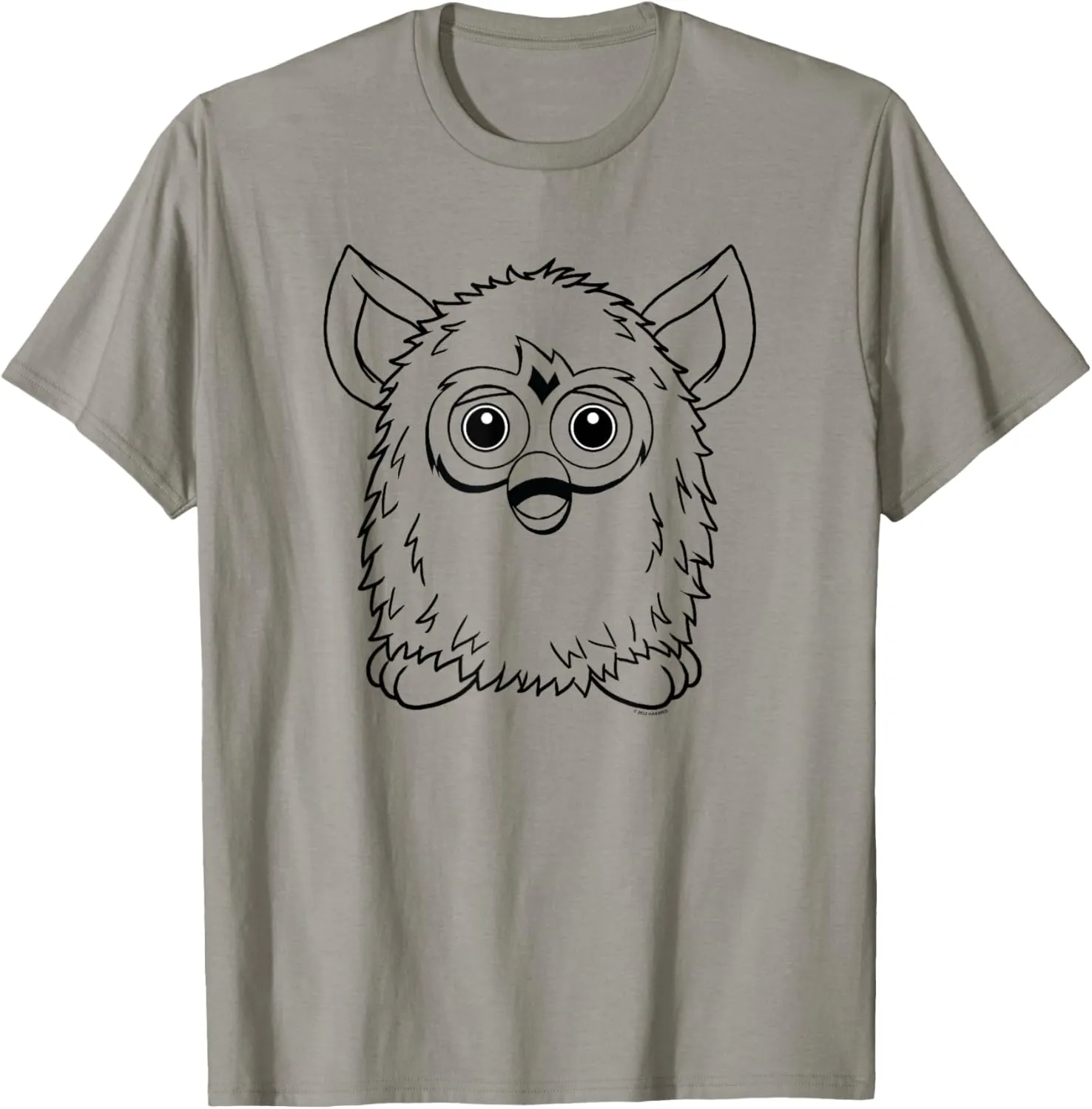 Classic Toy Outline Vintage Smiling Portrait T-Shirt