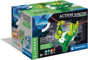 Clementoni Galileo Robotics Action Robot - Climber - Kit for a Climbing Robot - Experimentation Box for Children from 8 Years Old 59432