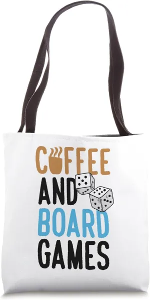 Coffee and Board Games Tote Bag