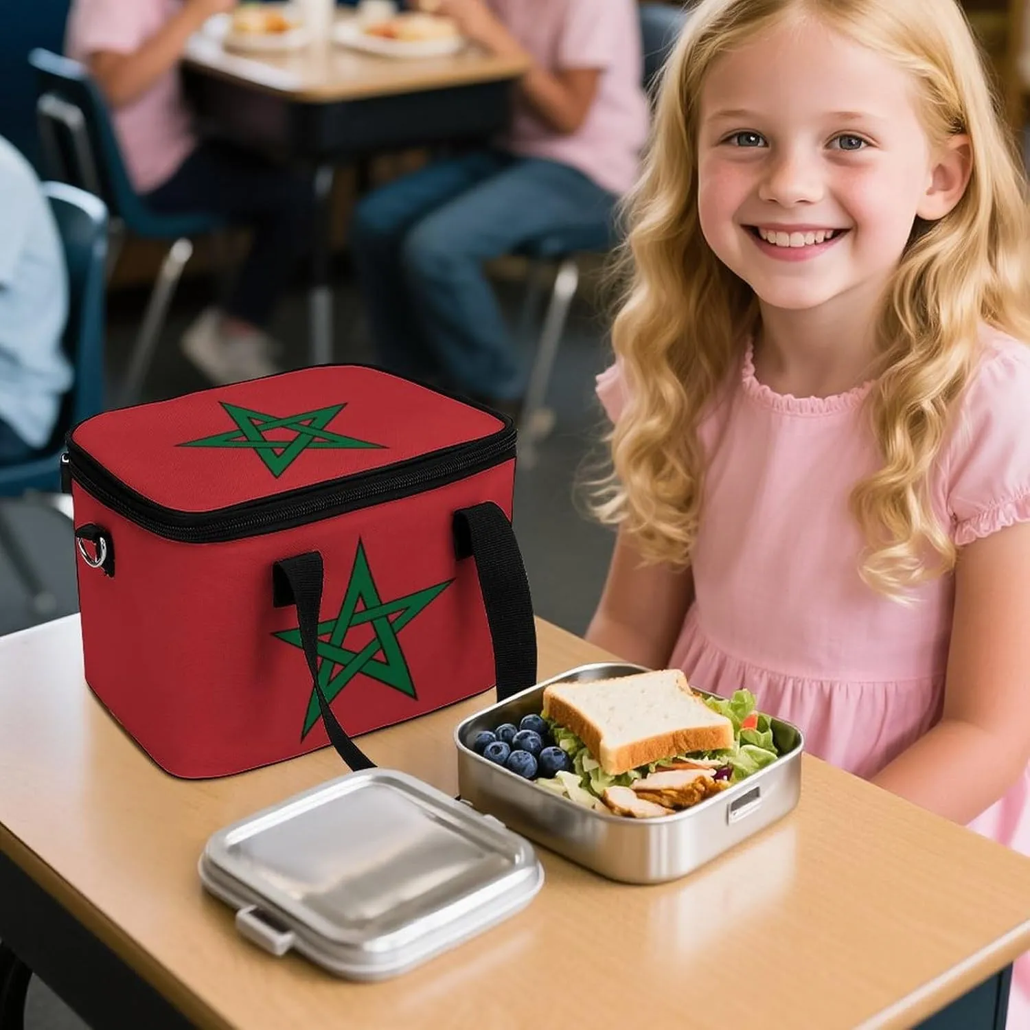 Collapsible Cooler Bag Camping Cooler Tote Lunch Cooler Insulated Waterproof Lunch Box for Picnic Beach Travel