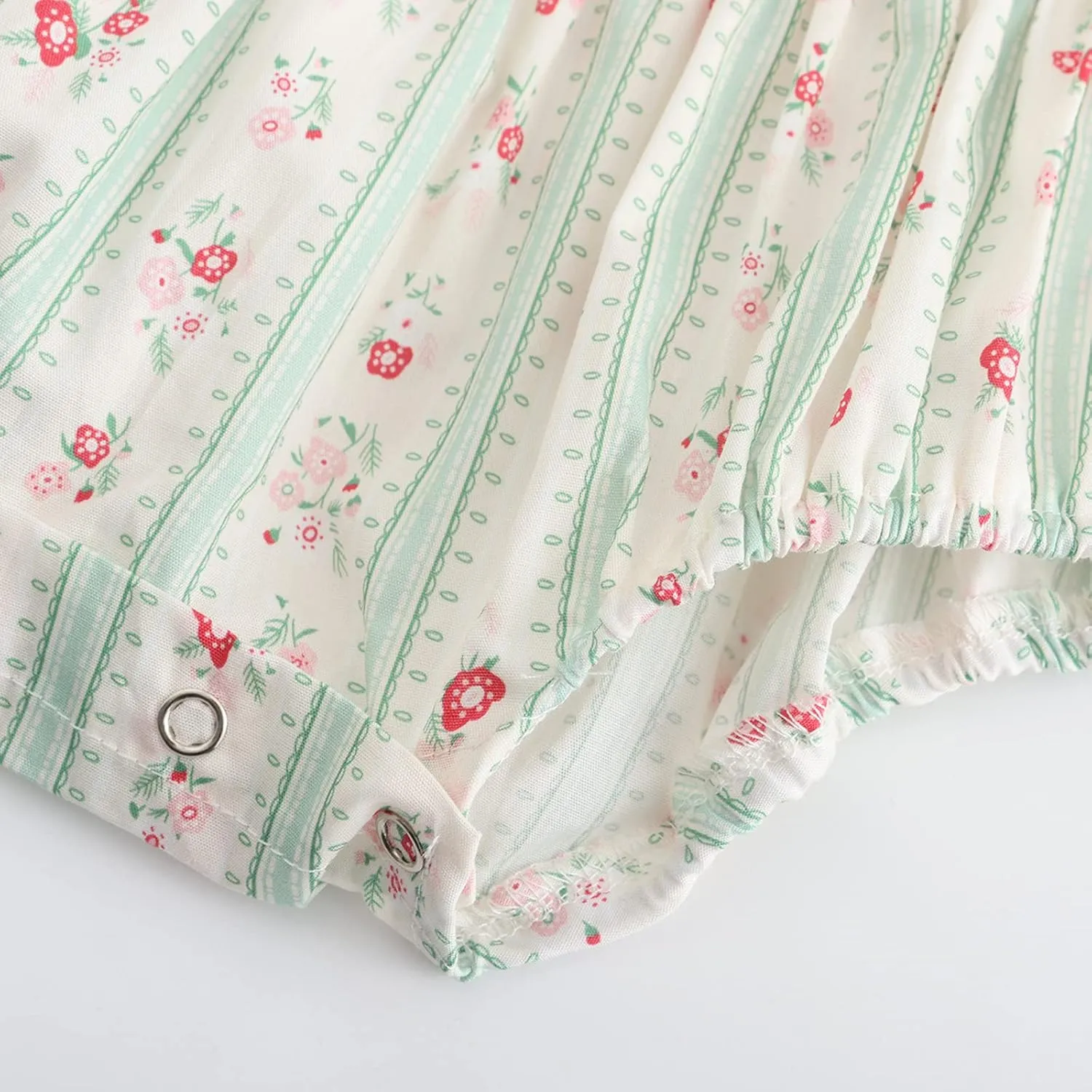 Colorful Childhood Baby Girls Summer Dress Toddler Strap Smocked Floral Boho Beach Dress Rompers Sisters Matching Outfits