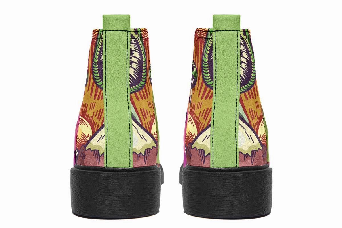 Colorful Mycology Neat Vibe Boots