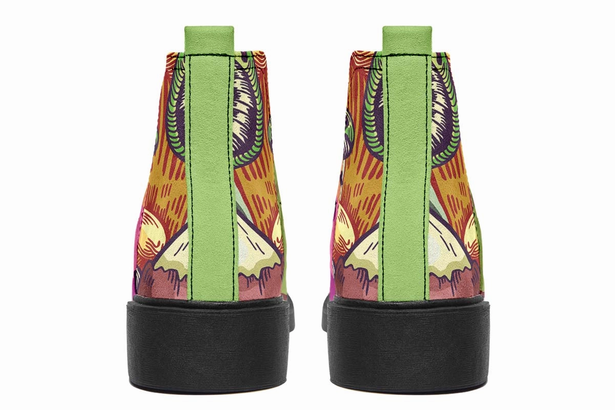Colorful Mycology Neat Vibe Boots