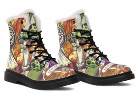 Colorful Mycology Winter Boots