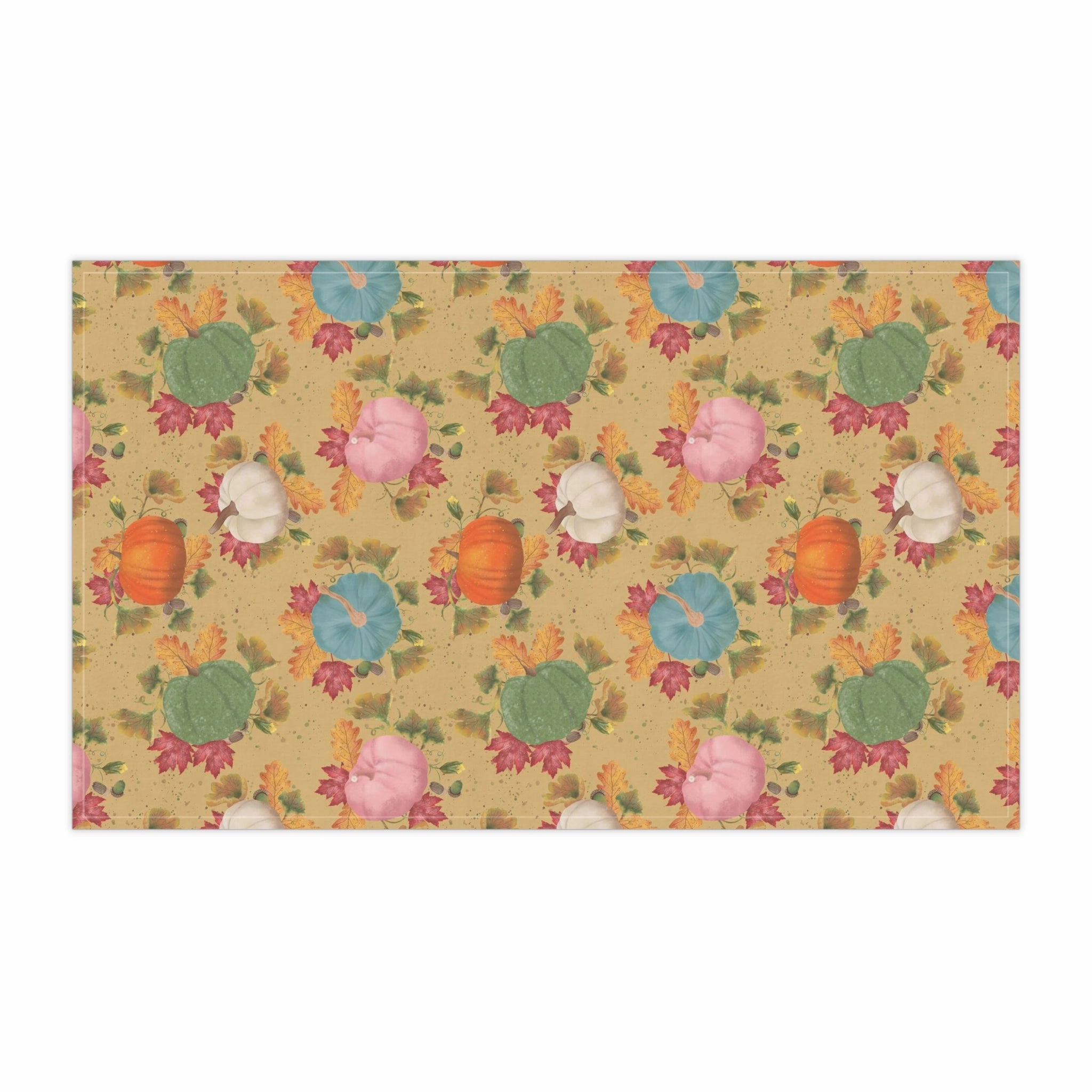 Colorful Pumpkins Kitchen Towel
