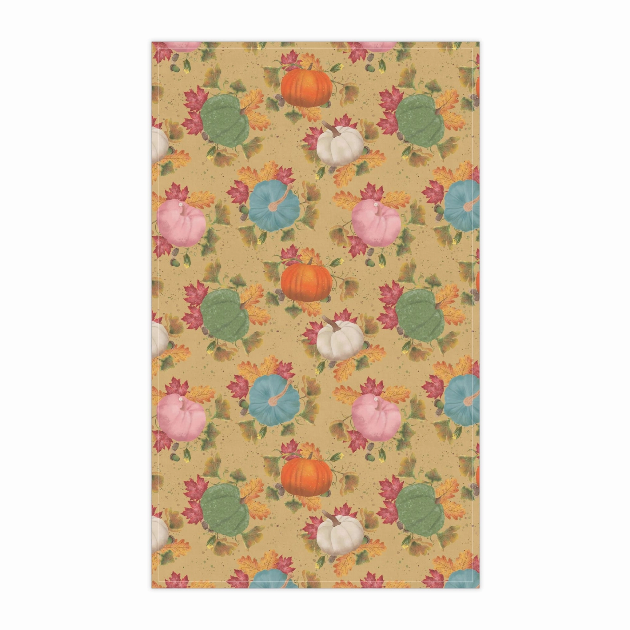 Colorful Pumpkins Kitchen Towel
