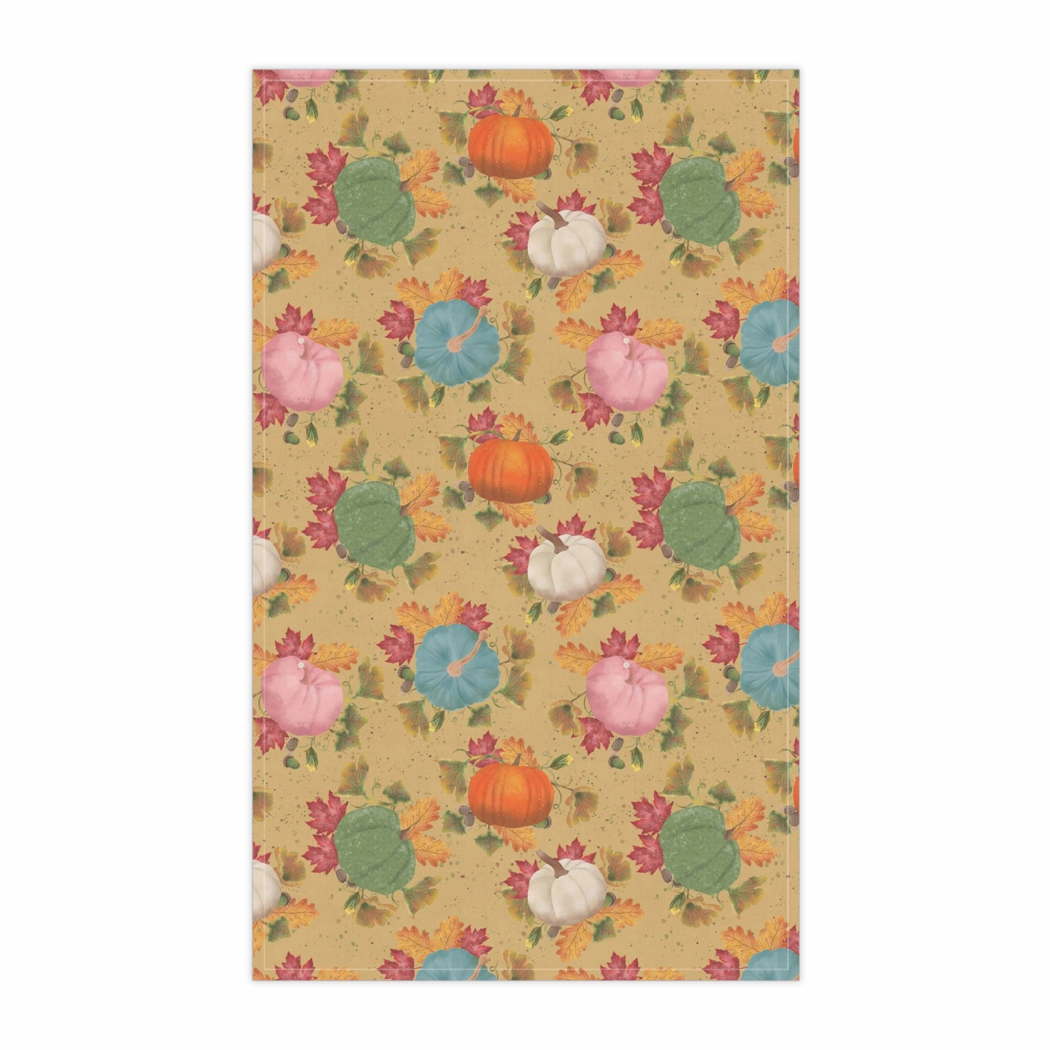 Colorful Pumpkins Kitchen Towel