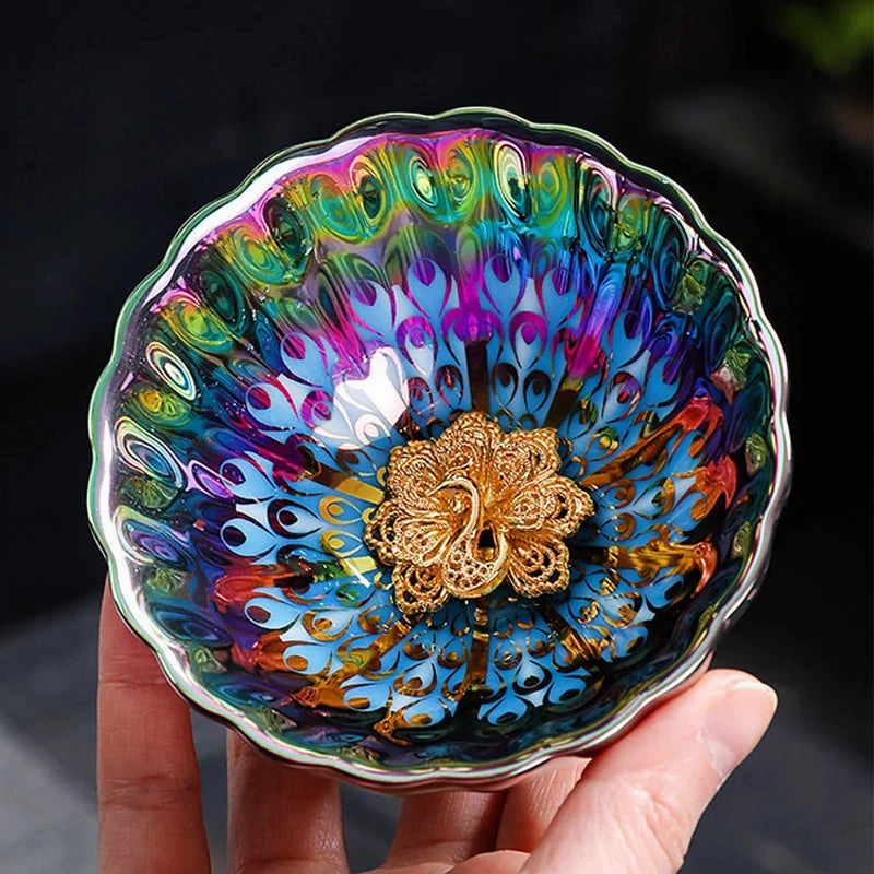 Colorful Tenmoku Tea Cups