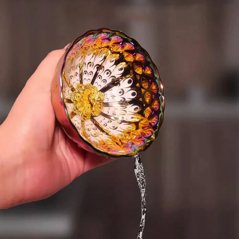 Colorful Tenmoku Tea Cups