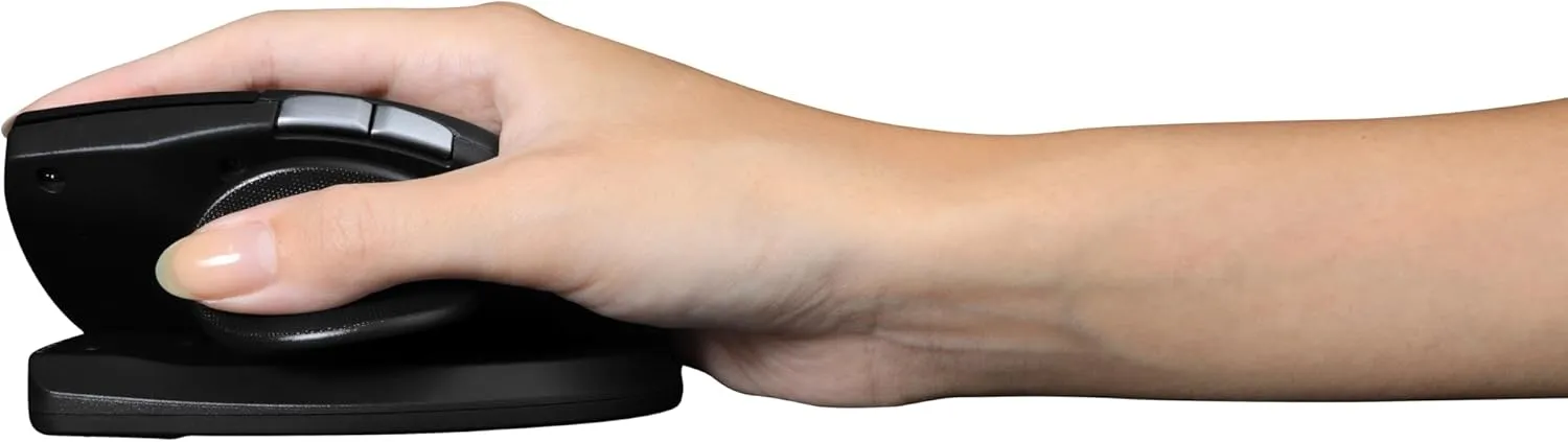 Contour Design Unimouse Eco Wireless Bluetooth Ergonomic Mouse - Right-Hand Vertical Design for Gaming, Laptop & Desktop - Adjustable, Mac & PC Compatible