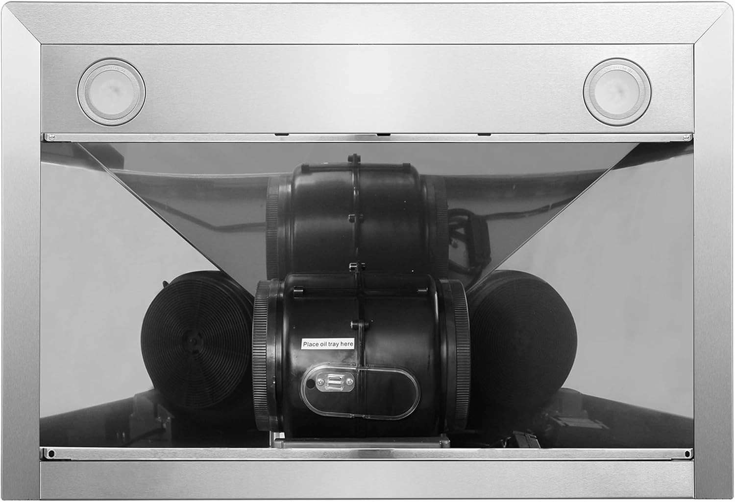 COSMO COS-63175S 30 in. Vista Collection 380 CFM Ducted Wall Mount Range Hood, Touch Controls, LED Lights, Stainless Steel