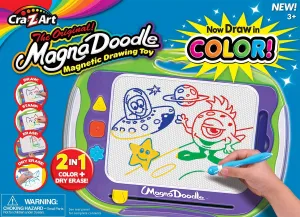 Cra-Z-Art Magna Doodle in Color - 50 Years of Creative Fun with Magnetic Drawing Board, Ages 3 
