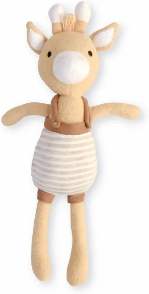 Crane Baby Handmade Stuffed Animal, JoJo The Giraffe Plush Toy, Safari Animal Nursery Decor, Stuffed Giraffe, Baby Stuffed Animals