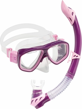 Cressi Kids Snorkeling Kit (Mask & Snorkel) for Children aged from 3 to 8 years old | Rocks Combo: designed in Italy