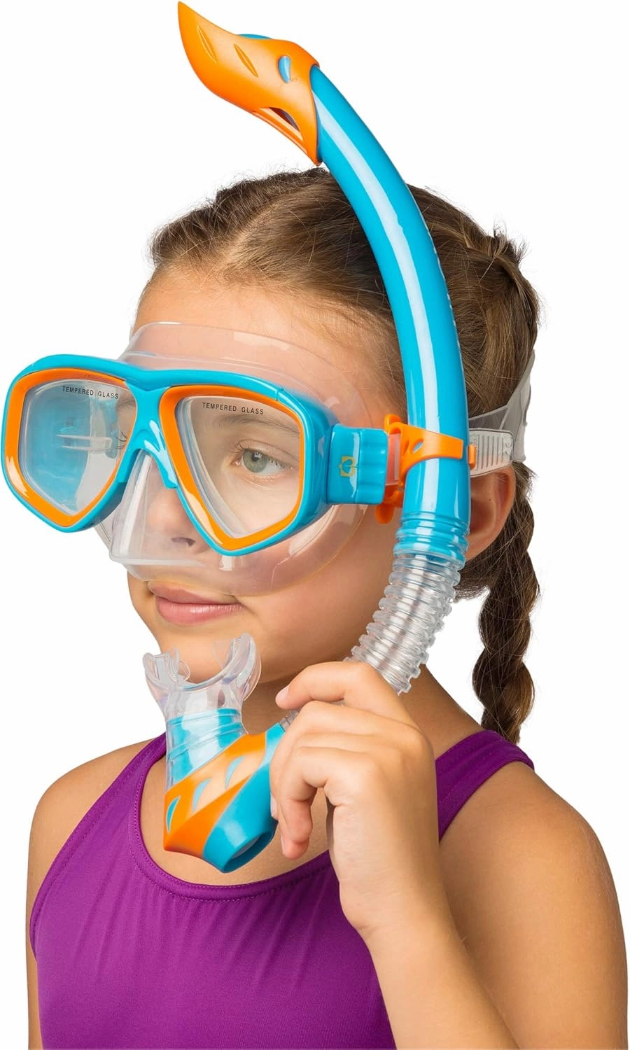 Cressi Kids Snorkeling Kit (Mask & Snorkel) for Children aged from 3 to 8 years old | Rocks Combo: designed in Italy
