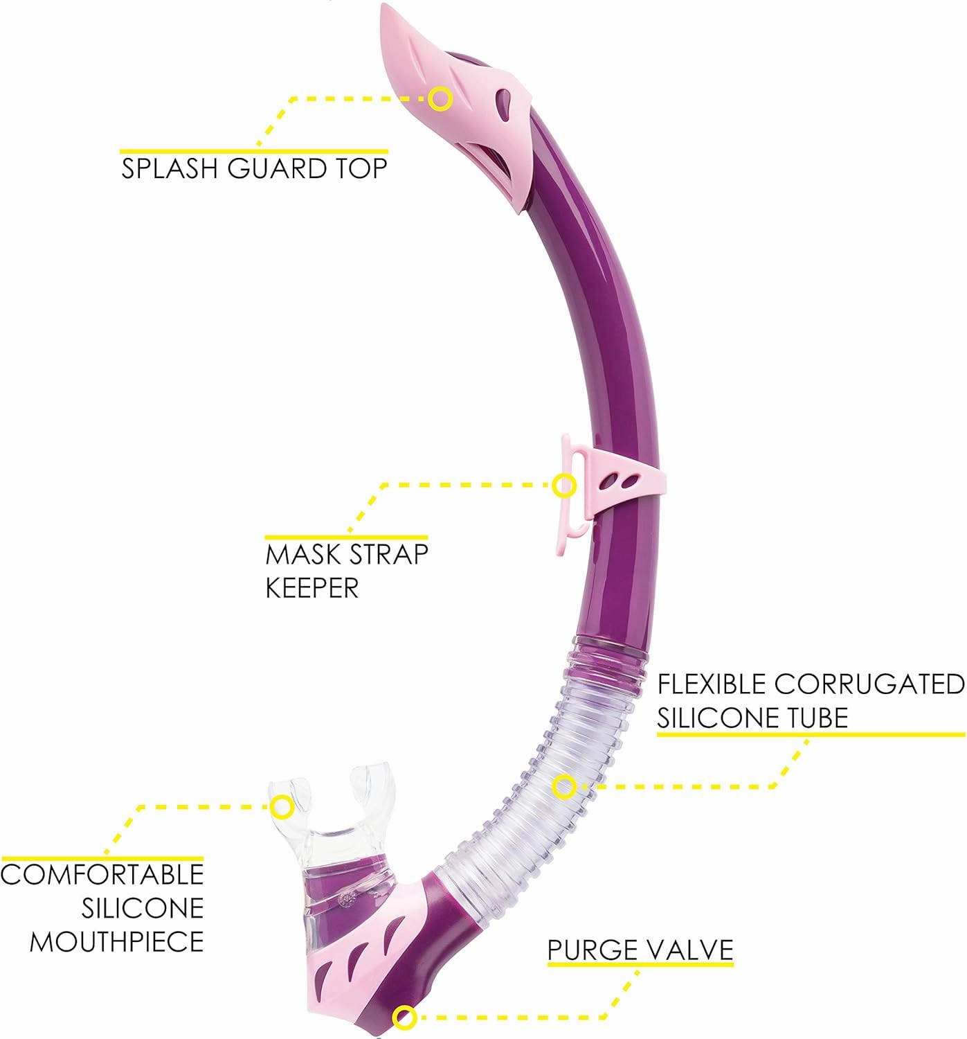 Cressi Kids Snorkeling Kit (Mask & Snorkel) for Children aged from 3 to 8 years old | Rocks Combo: designed in Italy