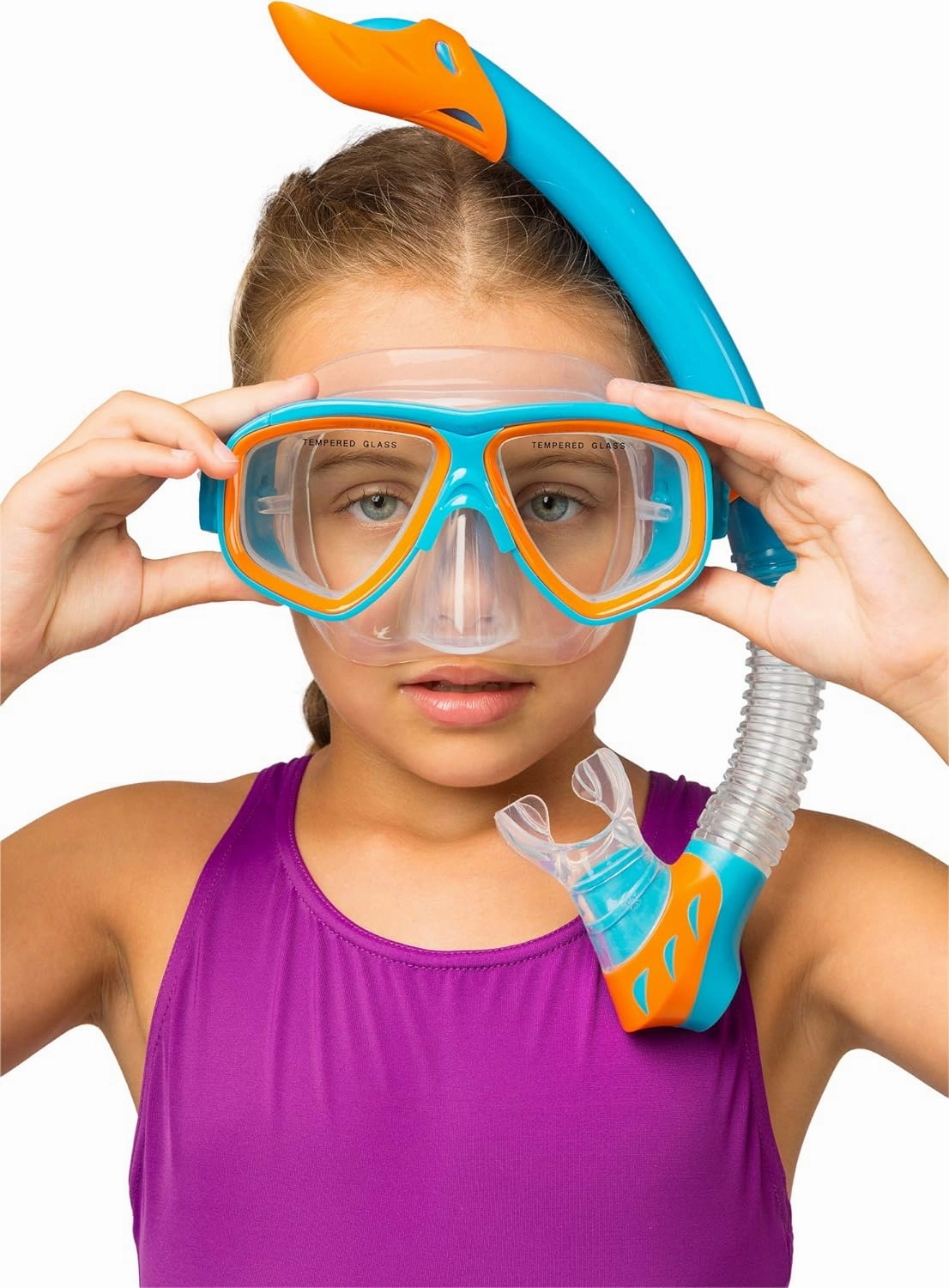 Cressi Kids Snorkeling Kit (Mask & Snorkel) for Children aged from 3 to 8 years old | Rocks Combo: designed in Italy