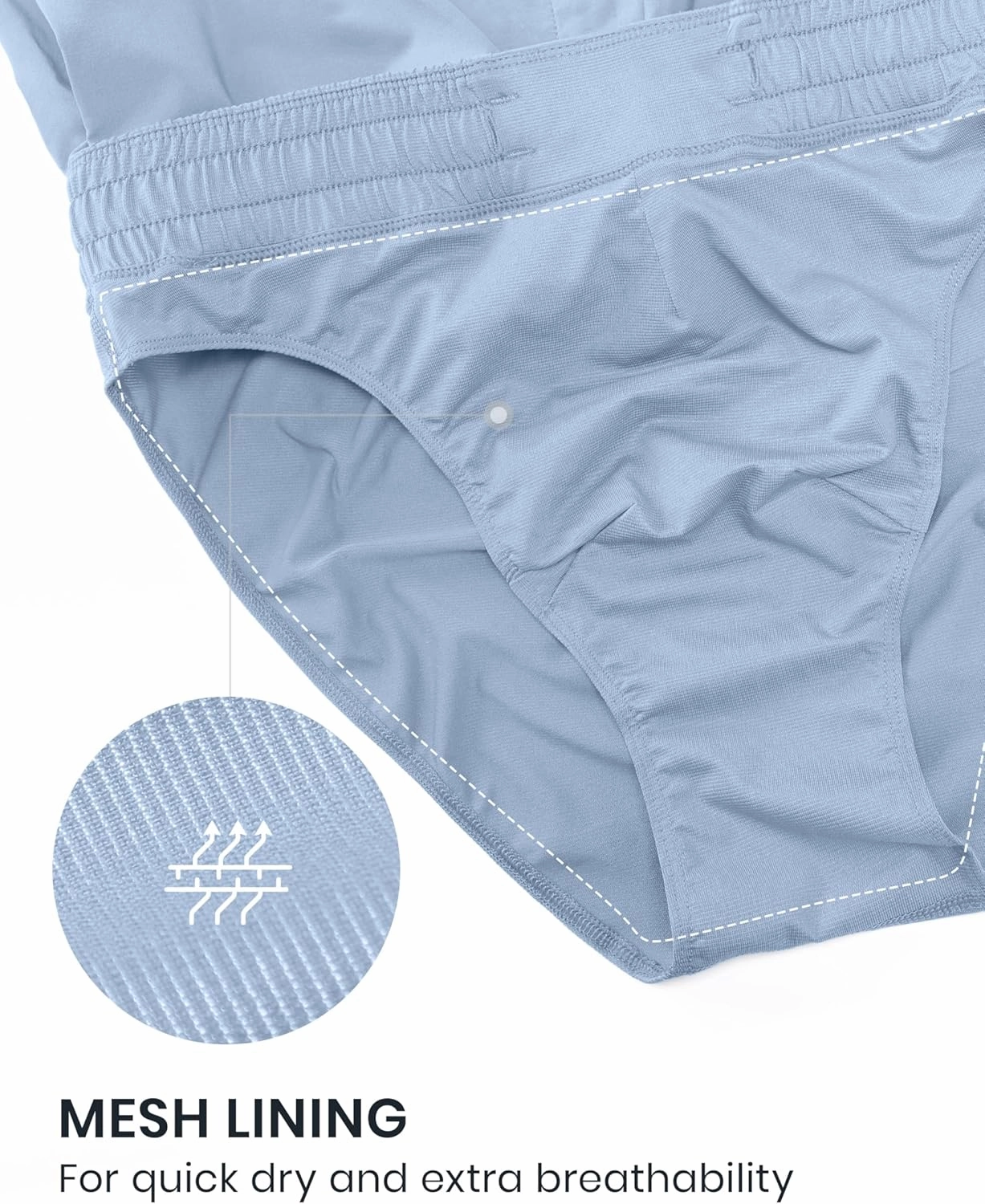 CRZ YOGA Mens Swim Trunks 7'' Quick Dry Mesh Lining Athletic Casual Swimwear Shorts with Zipper Pockets