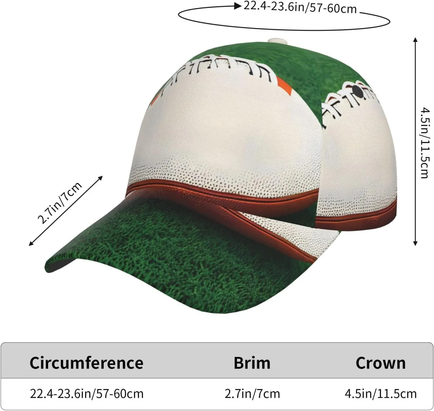 Cute owl Printed Baseball Cap, Adjustable Golf Dad Hat for Men Women, Funny Unconstructed Plain Cap