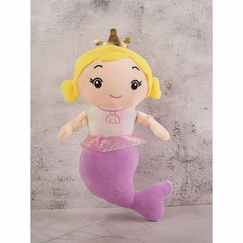Cute & Adorable Purple Mermaid Soft/Plush Toy For Girls | Height - 30 cm