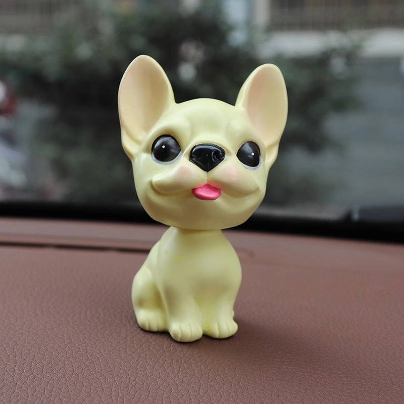 Cute bobblehead dog dash decoration