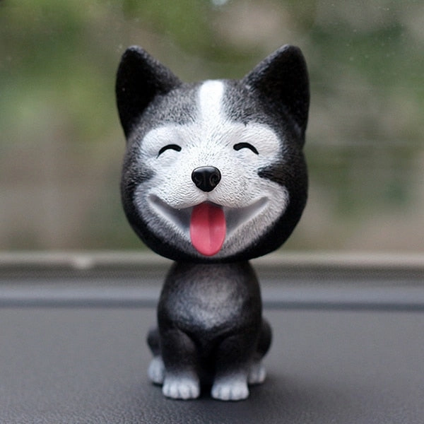 Cute bobblehead dog dash decoration