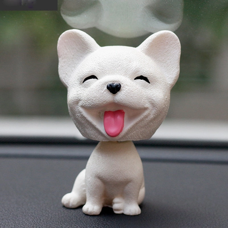 Cute bobblehead dog dash decoration