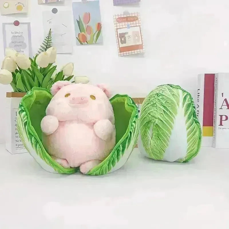 Cute Cabbage Pig Plushie
