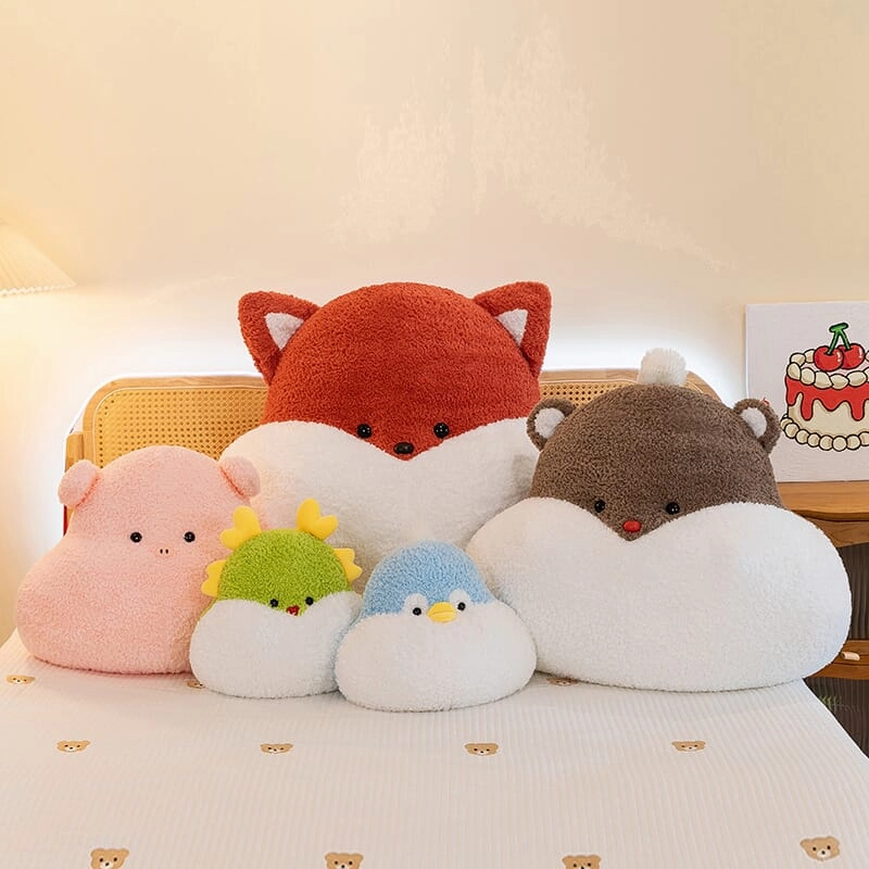 Cute Cartoon Animal Cushion Plush Pillow(18034)