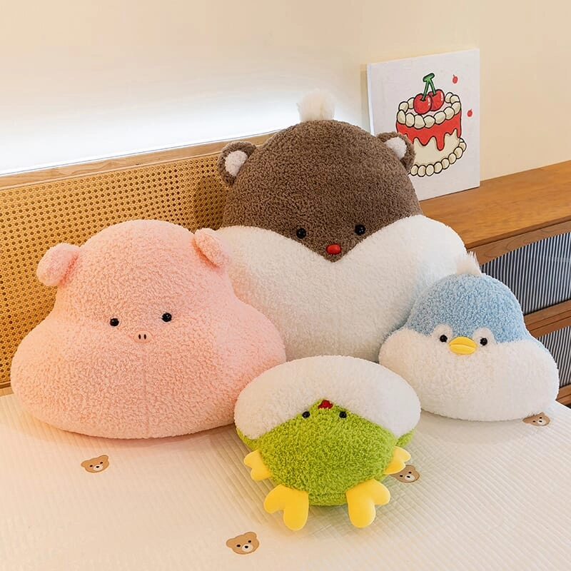 Cute Cartoon Animal Cushion Plush Pillow(18034)