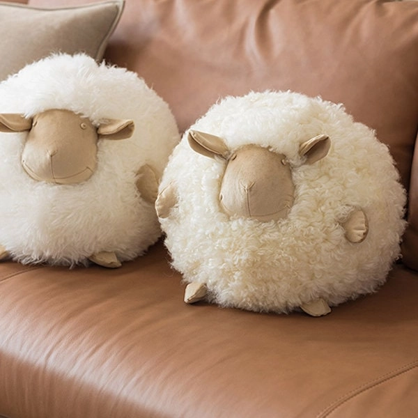 Cute Goat Ball Plush Pillow