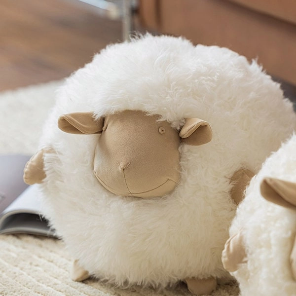 Cute Goat Ball Plush Pillow