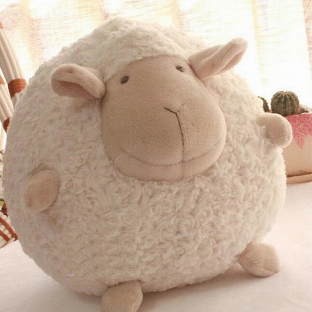 Cute Goat Ball Plush Pillow