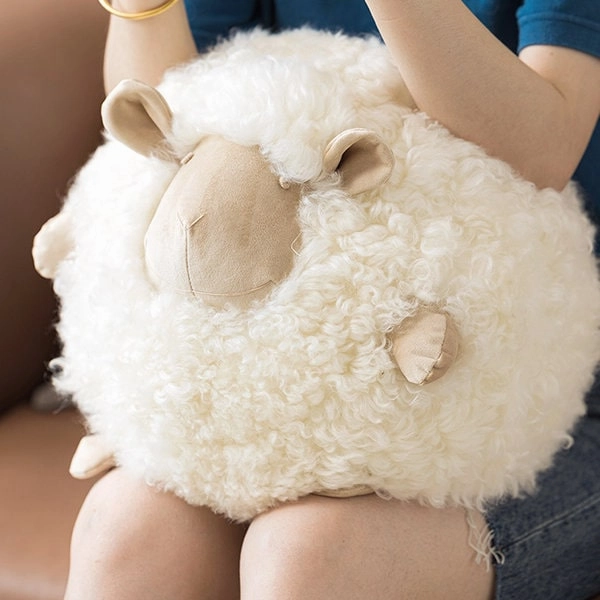 Cute Goat Ball Plush Pillow