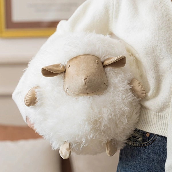 Cute Goat Ball Plush Pillow