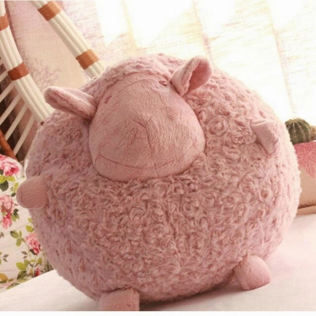 Cute Goat Ball Plush Pillow
