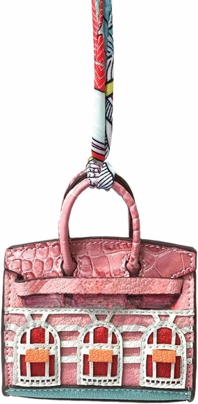 Cute Keychains for Women Car Accessories Preppy Stuff Purse Charms for Handbags Vegan Leather Bag Charms